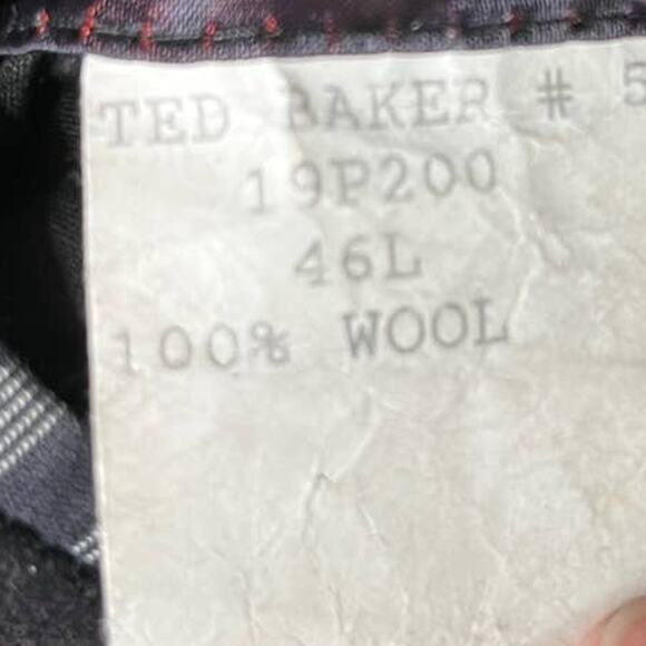 Ted Baker London Black Wool Pea Coat - Picture 6 of 7